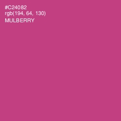 #C24082 - Mulberry Color Image