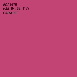 #C24475 - Cabaret Color Image