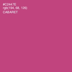 #C2447E - Cabaret Color Image