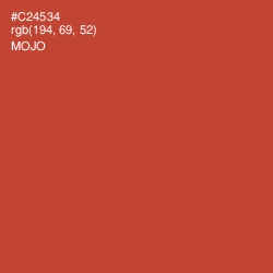 #C24534 - Mojo Color Image