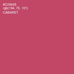 #C24665 - Cabaret Color Image
