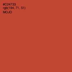 #C24733 - Mojo Color Image