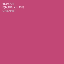 #C24776 - Cabaret Color Image