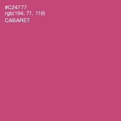 #C24777 - Cabaret Color Image