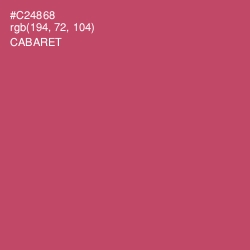 #C24868 - Cabaret Color Image
