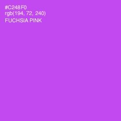 #C248F0 - Fuchsia Pink Color Image