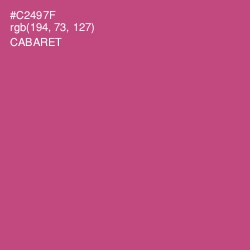 #C2497F - Cabaret Color Image