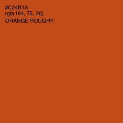 #C24B1A - Orange Roughy Color Image