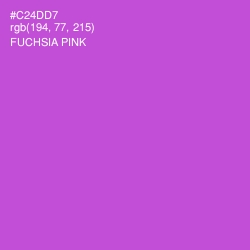 #C24DD7 - Fuchsia Pink Color Image