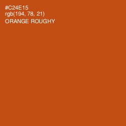#C24E15 - Orange Roughy Color Image
