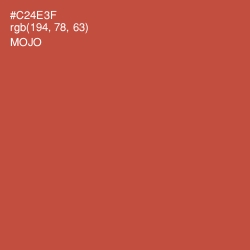 #C24E3F - Mojo Color Image