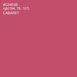 #C24E6B - Cabaret Color Image