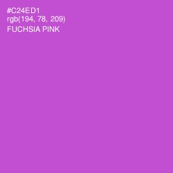 #C24ED1 - Fuchsia Pink Color Image