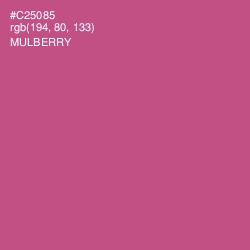 #C25085 - Mulberry Color Image