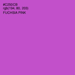 #C250CB - Fuchsia Pink Color Image