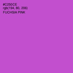 #C250CE - Fuchsia Pink Color Image