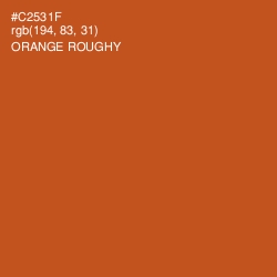 #C2531F - Orange Roughy Color Image