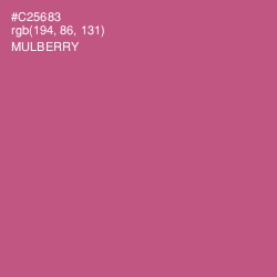 #C25683 - Mulberry Color Image