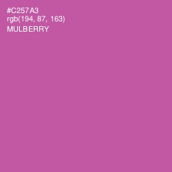 #C257A3 - Mulberry Color Image
