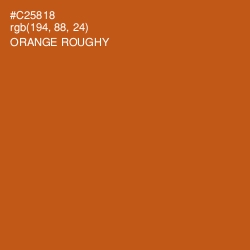 #C25818 - Orange Roughy Color Image