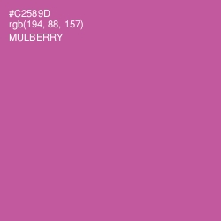 #C2589D - Mulberry Color Image