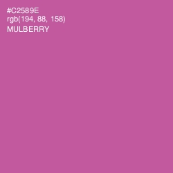 #C2589E - Mulberry Color Image