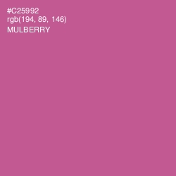 #C25992 - Mulberry Color Image