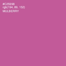 #C25998 - Mulberry Color Image