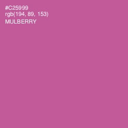 #C25999 - Mulberry Color Image