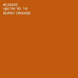 #C25A0E - Burnt Orange Color Image