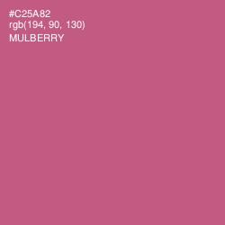 #C25A82 - Mulberry Color Image