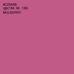 #C25A88 - Mulberry Color Image