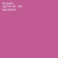 #C25A94 - Mulberry Color Image