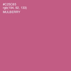 #C25C85 - Mulberry Color Image