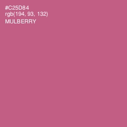 #C25D84 - Mulberry Color Image