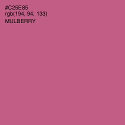 #C25E85 - Mulberry Color Image