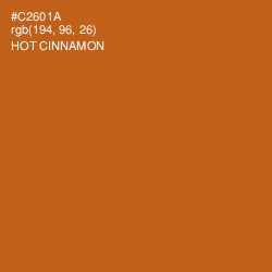 #C2601A - Hot Cinnamon Color Image