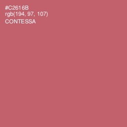 #C2616B - Contessa Color Image