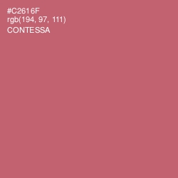 #C2616F - Contessa Color Image