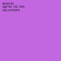 #C267E0 - Heliotrope Color Image