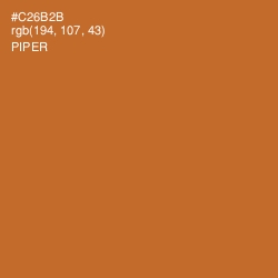 #C26B2B - Piper Color Image