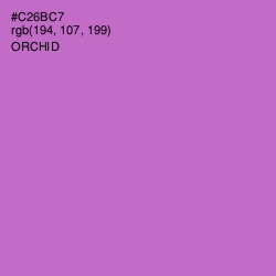 #C26BC7 - Orchid Color Image
