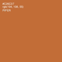 #C26C37 - Piper Color Image