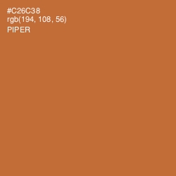 #C26C38 - Piper Color Image