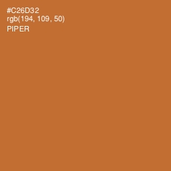 #C26D32 - Piper Color Image