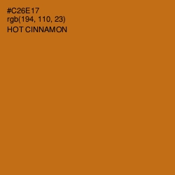 #C26E17 - Hot Cinnamon Color Image