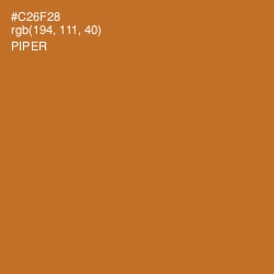 #C26F28 - Piper Color Image