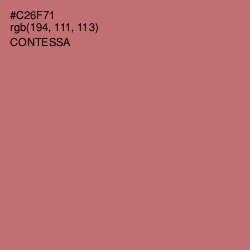 #C26F71 - Contessa Color Image