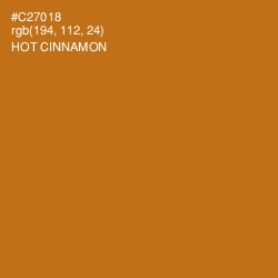 #C27018 - Hot Cinnamon Color Image