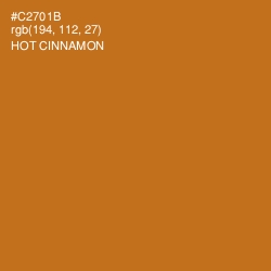 #C2701B - Hot Cinnamon Color Image